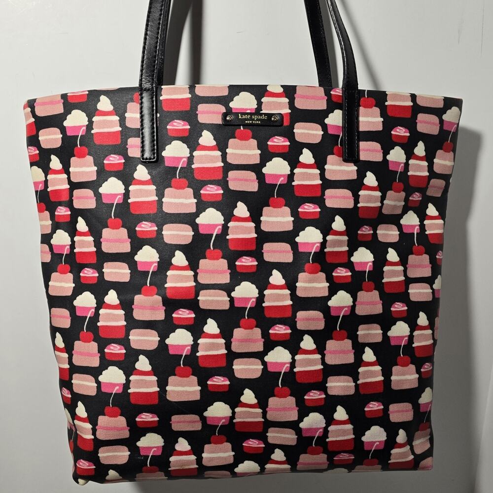 Kate Spade New York Cupcake Tote Bag Take The Cake Bon Shopper - Picture 2 of 13